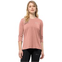 Jack Wolfskin Crosstrail 3/4 T-Shirt Women Funktionsshirt Damen S braun rose dawn von Jack Wolfskin