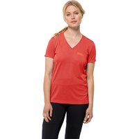 Jack Wolfskin Crosstrail T-Shirt Women Funktionsshirt Damen L tango orange tango orange von Jack Wolfskin