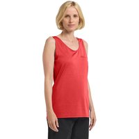 Jack Wolfskin Crosstrail Tank Women Funktionstop Damen S rot vibrant red von Jack Wolfskin