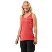 Jack Wolfskin Crosstrail Tank Women Funktionstop Damen XS rot vibrant red von Jack Wolfskin