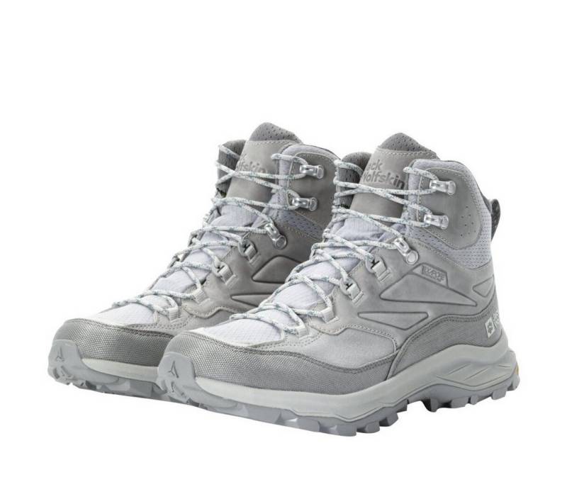 Jack Wolfskin Cyrox Texapore Mid (Leder/Textil, wasserdicht) grau Herren Wanderschuh von Jack Wolfskin