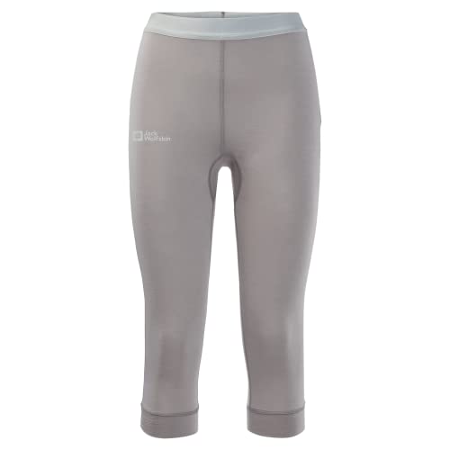 Jack Wolfskin Damen Alpspitzeool Hose, Mittelgrau meliert, L von Jack Wolfskin