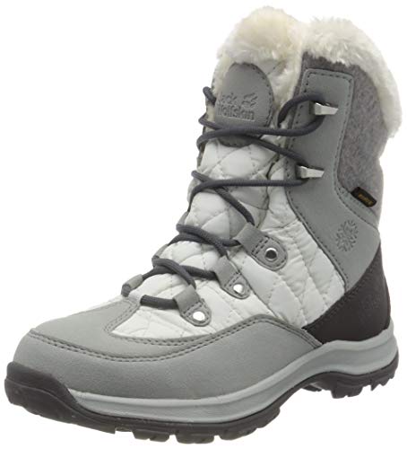 Jack Wolfskin Damen Aspen Texapore MID W Schneestiefel, White/Silver, 36 EU von Jack Wolfskin