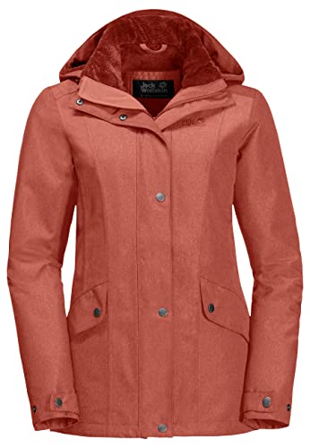 Jack Wolfskin Damen Avenue Jacke, Autumn Red, XL von Jack Wolfskin