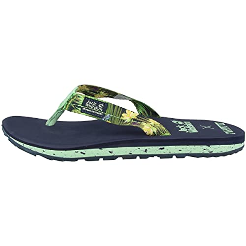 Jack Wolfskin Damen BEACHSTER W Flipflop, Midnight Blue All Over, 37 EU von Jack Wolfskin