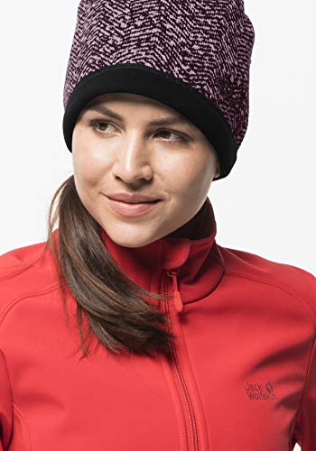 Jack Wolfskin Damen Belleville Crossing Cap Women Frauenhut, Burgundy All Over, M von Jack Wolfskin