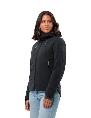 Jack Wolfskin Damen Bike Commute Jacke, Phantom, XS von Jack Wolfskin