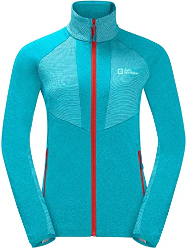 Jack Wolfskin Damen Blattsteig Fleecejacke, 1283 Scuba, M von Jack Wolfskin