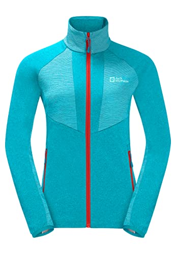 Jack Wolfskin Damen Blattsteig Fleecejacke, Scuba, XXL von Jack Wolfskin