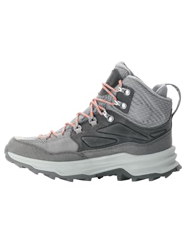 Jack Wolfskin Damen CYROX Texapore MID W Walking-Schuh, Pebble, 40 EU von Jack Wolfskin