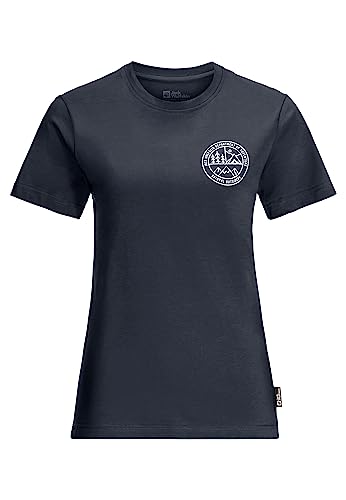 Jack Wolfskin Damen Campfire T-Shirt, Night Blue, XL von Jack Wolfskin