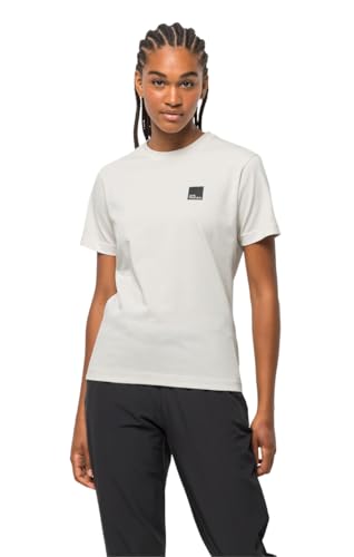 Jack Wolfskin Damen Commute T-Shirt, Silver Cloud, L von Jack Wolfskin