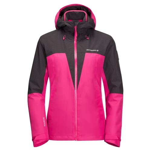 Jack Wolfskin Damen DNA Rhapsody 3In1 Doppeljacke, Pink Anemone, XS von Jack Wolfskin