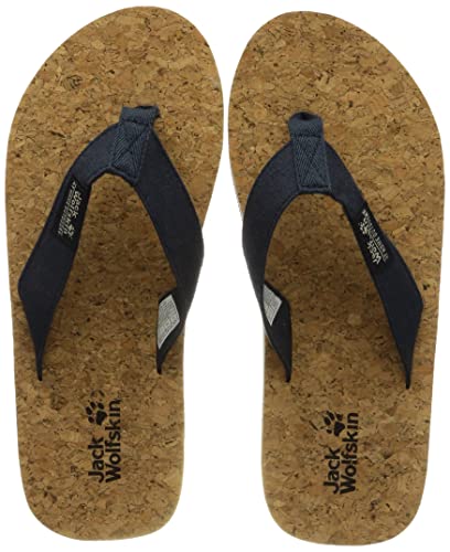 Jack Wolfskin Damen Ecostride 2 Slipper W Sandale, Blue/Cork, 37 EU Jack Wolfskin Damen Ecostride 2 Slipper W Sandale, Blue/Cork, 37 EU von Jack Wolfskin