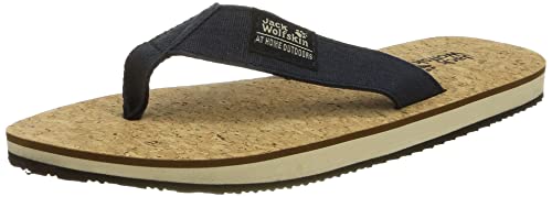 Jack Wolfskin Damen Ecostride 2 Slipper W Sandale, Blue/Cork, 38 EU von Jack Wolfskin