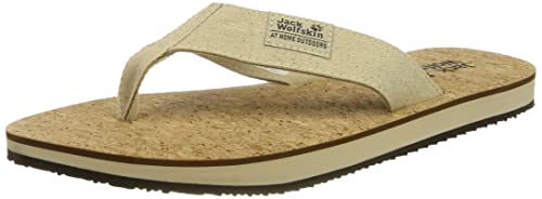 Jack Wolfskin Damen Ecostride 2 Slipper W Sandale, Natural/Cork, 42 EU von Jack Wolfskin