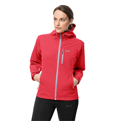 Jack Wolfskin Damen Eagle Peak W Jacke, Tulpe, Rot, XX-Large von Jack Wolfskin