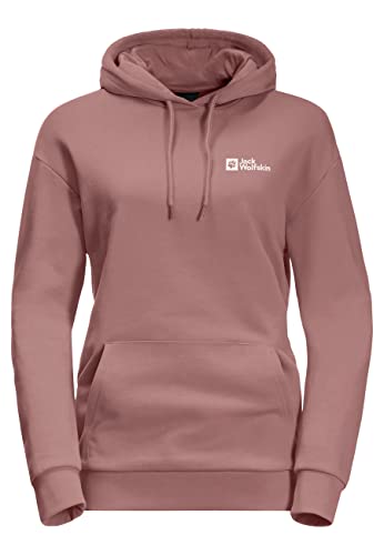 Jack Wolfskin Damen Essential Kapuzenpullover, Afterglow, M von Jack Wolfskin