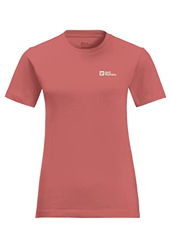 Jack Wolfskin Damen Essential T-Shirt, Faded Rose, L von Jack Wolfskin