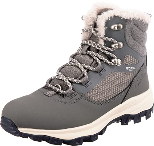 Jack Wolfskin Damen Everquest Texapore High Wanderstiefel, Tarmac Grey Grey, 35.5 EU von Jack Wolfskin