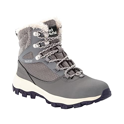 Jack Wolfskin Damen Everquest Texapore High Wanderstiefel, Tarmac Grey Grey, 37 EU von Jack Wolfskin