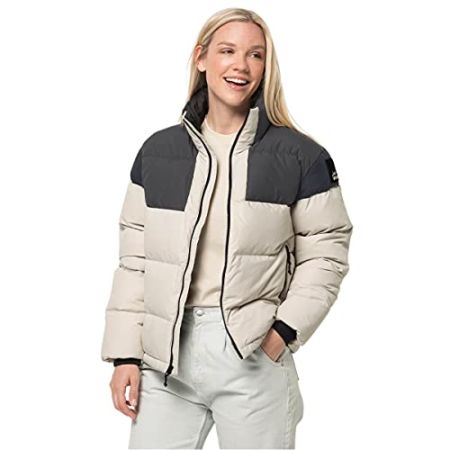 Jack Wolfskin Damen Fearless Jacke, White Sand, XL von Jack Wolfskin