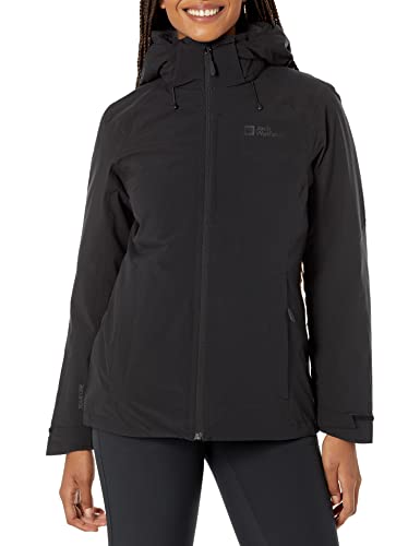 Jack Wolfskin Damen Feldberg 3In1 Jacke, Black, L von Jack Wolfskin