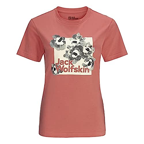 Jack Wolfskin Damen Florell T-Shirt, Faded Rose, L von Jack Wolfskin