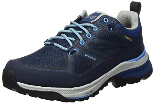 Jack Wolfskin Damen Force Striker Texapore Low Trekking Wanderhalbschuhe, Blau Dark Blue Light Blue 1179, 41 EU von Jack Wolfskin