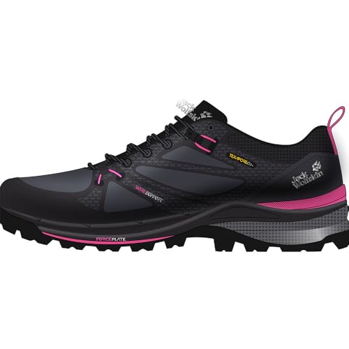 Jack Wolfskin Damen Force Striker Texapore Low W Wanderschuh, Phantom/pink, 42 EU von Jack Wolfskin