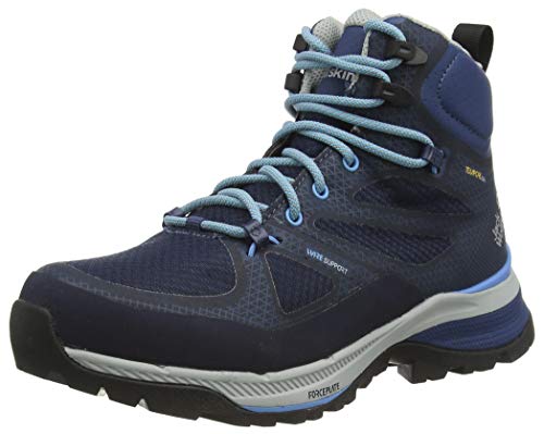 Jack Wolfskin Damen Force Striker Texapore MID W Outdoorschuhe, Dark Blue/Light Blue, 38 EU von Jack Wolfskin