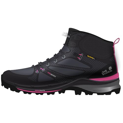 Jack Wolfskin Damen Force Striker Texapore MID W Wanderschuh, Phantom/pink, 38 EU Jack Wolfskin Damen Force Striker Texapore MID W Wanderschuh, Phantom/pink, 38 EU von Jack Wolfskin