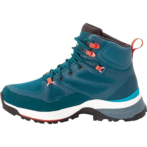 Jack Wolfskin Damen Force Striker Texapore Mid W, Blue / Coral, 39.5 EU von Jack Wolfskin