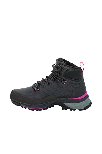 Jack Wolfskin Damen Force Striker Texapore Mid Walking-Schuh, Phantom/Pink, 37.5 EU von Jack Wolfskin