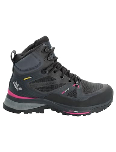 Jack Wolfskin Damen Force Trekker Texapore Mid W, Black / Pink, 35.5 EU von Jack Wolfskin