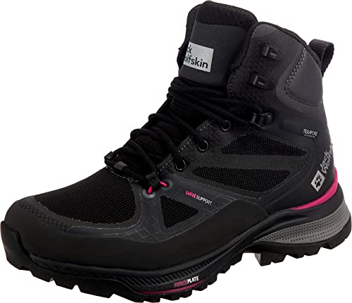 Jack Wolfskin Damen Force Trekker Texapore Mid W, Black / Pink, 41 EU von Jack Wolfskin