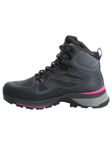 Jack Wolfskin Damen Force Trekker Texapore Mid W, Black / Pink, 35.5 EU von Jack Wolfskin