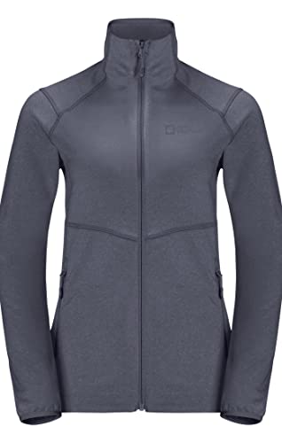 Jack Wolfskin Damen Fortberg Fleecejacke, Graphite, L von Jack Wolfskin