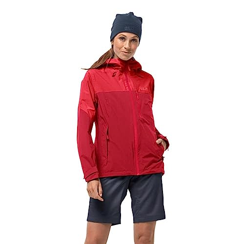 Jack Wolfskin Damen Go Hike Jacke, Helles Scharlachrot, Small von Jack Wolfskin