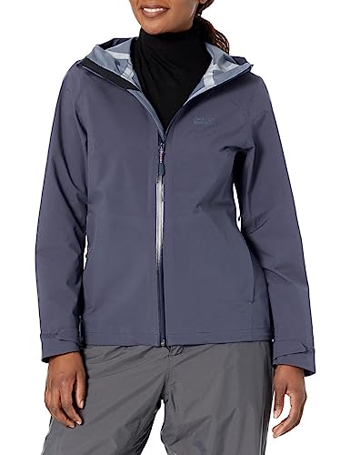 Jack Wolfskin Damen Highest Peak Funktionsjacke, Graphite, XXL von Jack Wolfskin
