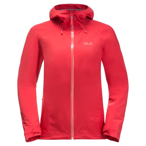 Jack Wolfskin Damen Highest Peak Jacke W Oberbekleidung, Tulpe, Rot, X-Large von Jack Wolfskin