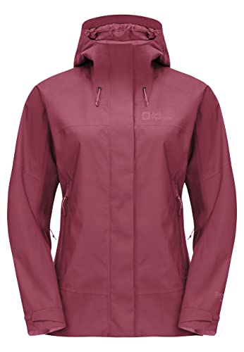 Jack Wolfskin Damen Kammweg 2L Jacke, Sangria Red, L von Jack Wolfskin