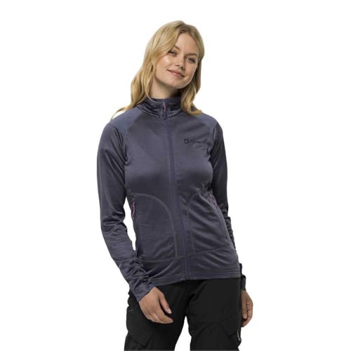 Jack Wolfskin Damen Kammweg Fleecejacke, Dolphin, XXL von Jack Wolfskin