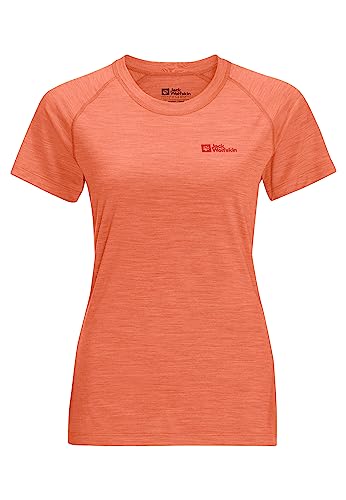 Jack Wolfskin Damen Kammweg T-Shirt, guave, XL von Jack Wolfskin