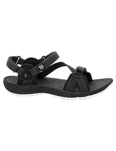 Jack Wolfskin Damen Lakewood Ride Trekking-& Wandersandalen, Black, 38 EU von Jack Wolfskin