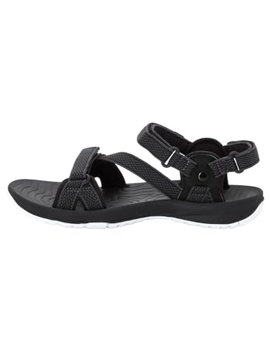 Jack Wolfskin Damen Lakewood Ride Trekking-& Wandersandalen, Schwarz (Black 6000) von Jack Wolfskin