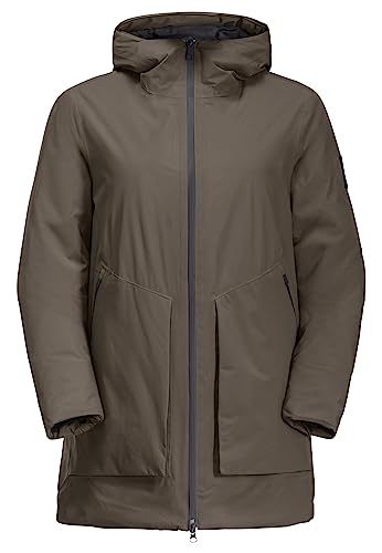 Jack Wolfskin Damen Luisenplatz JKT W Jacke, Kalter Kaffee, 48 von Jack Wolfskin