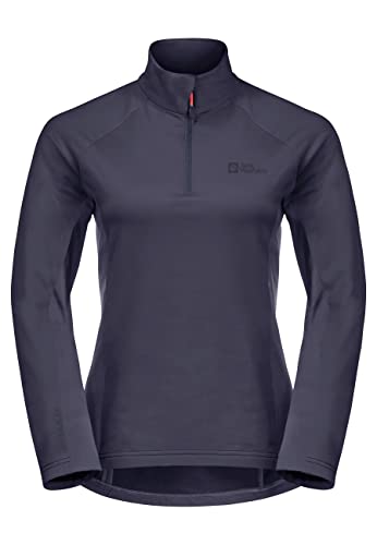 Jack Wolfskin Damen MOROBBIA HZ Pullover, Graphite, M von Jack Wolfskin