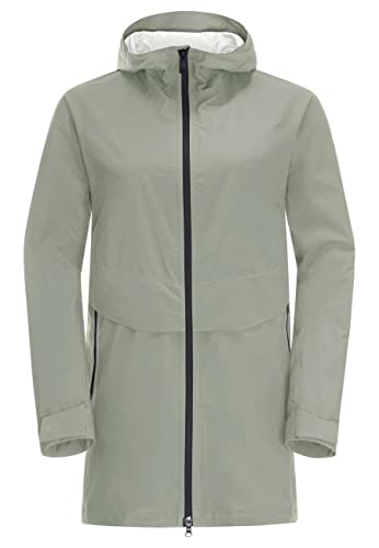 Jack Wolfskin Damen Mainkai Long Jacke, Mint Leaf, XXL von Jack Wolfskin