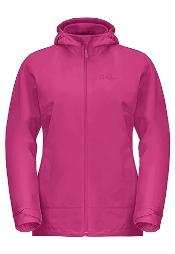 Jack Wolfskin Damen Moonrise JKT W 3 en 1 Jacke, Magenta, 48 von Jack Wolfskin